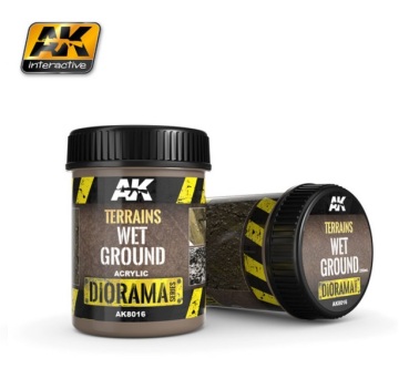 Tekstura imitacja mokry grunt Terrains Wet Ground, Ak Interactive AK8016