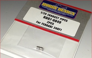 Waloryzacja fototrawiona - metalowe końcówki wydechu Ferrari F248 - Hobby Design HD07-0049
