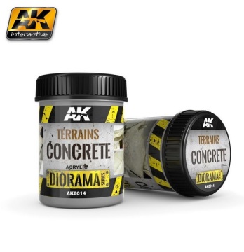 Tekstura imitacja beton - szara - Terrains Concrete Ak Interactive AK8014