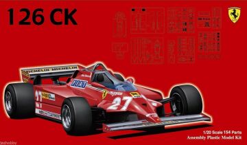 Bolid F1 Ferrari 126 CK Fujimi FUJ09196